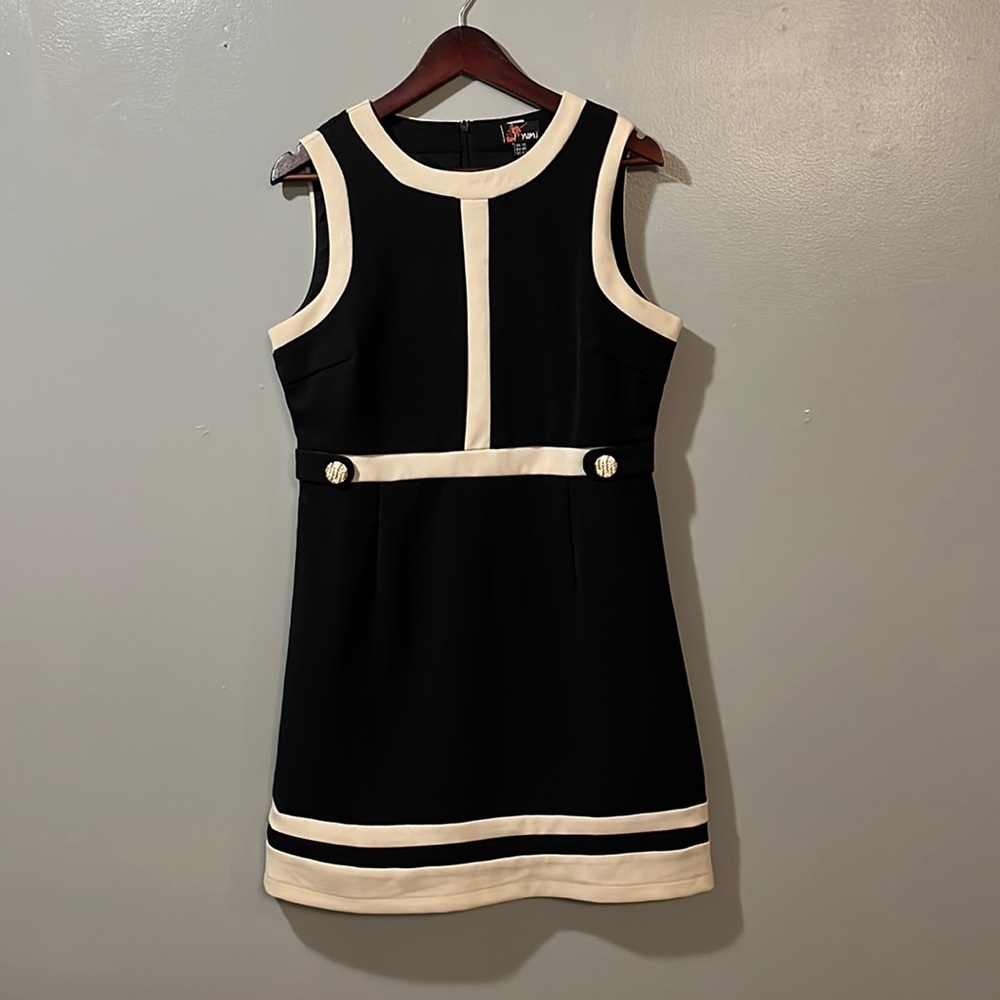 Yumi Retro Color Block Dress, UK Size 12 (US Size 6/8)